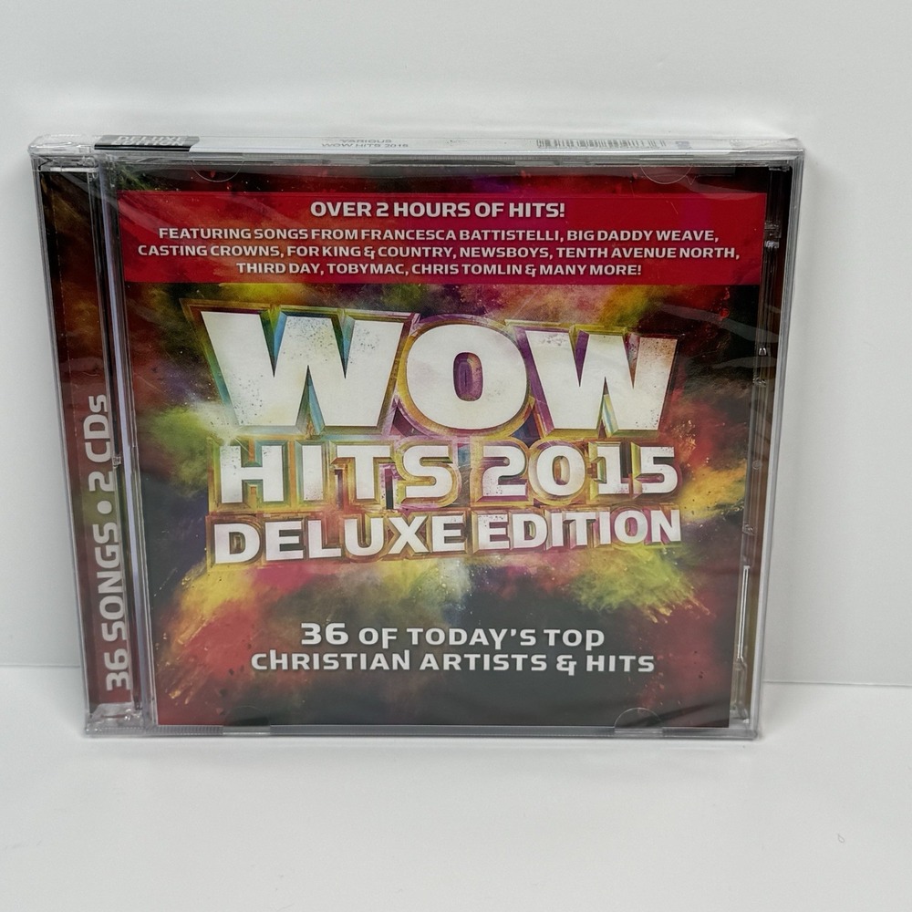 Wow Hits 2015 Deluxe Edition Various Artist Christian Music Compact Disc CD New